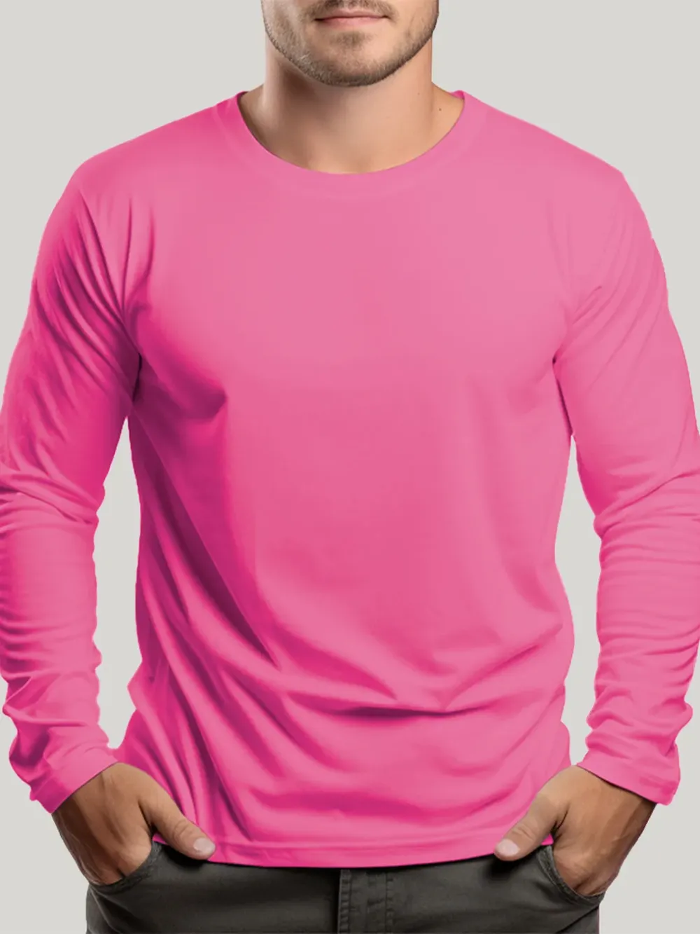 SkyLine-High-Visibility-Long-Sleeves-Shirt-neon-pink
