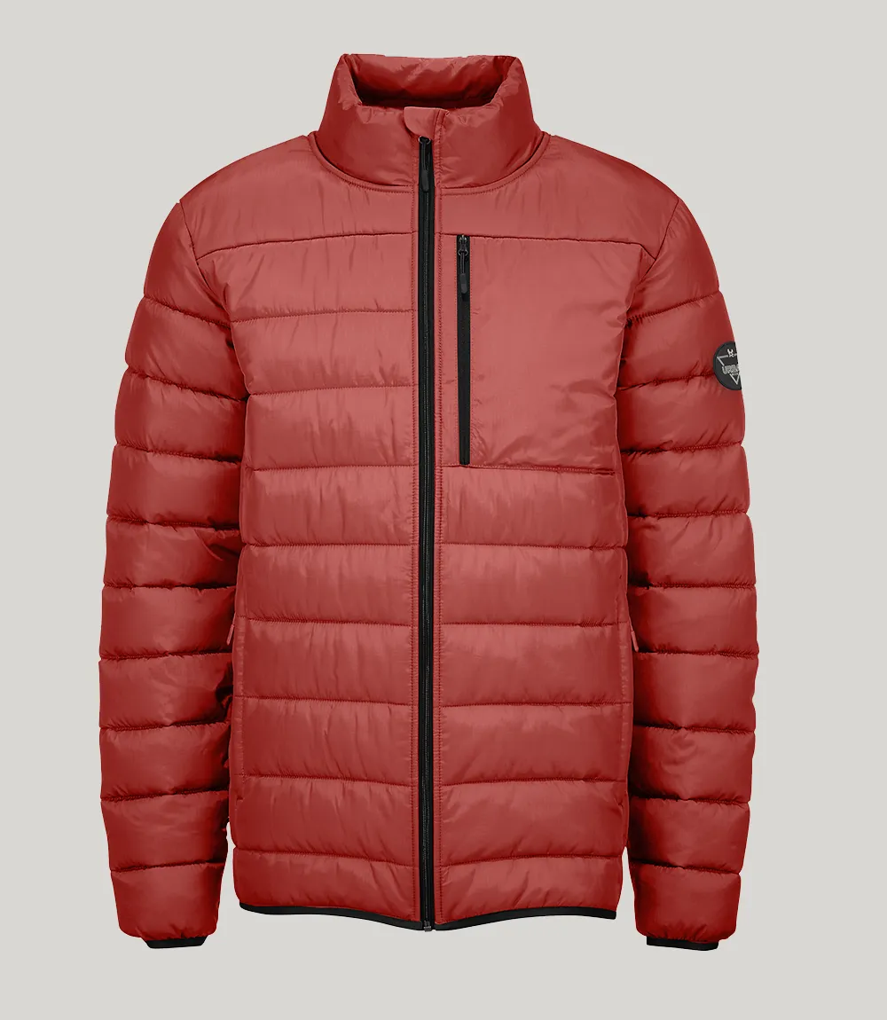 Vicente-puffer down jacket for men-rust