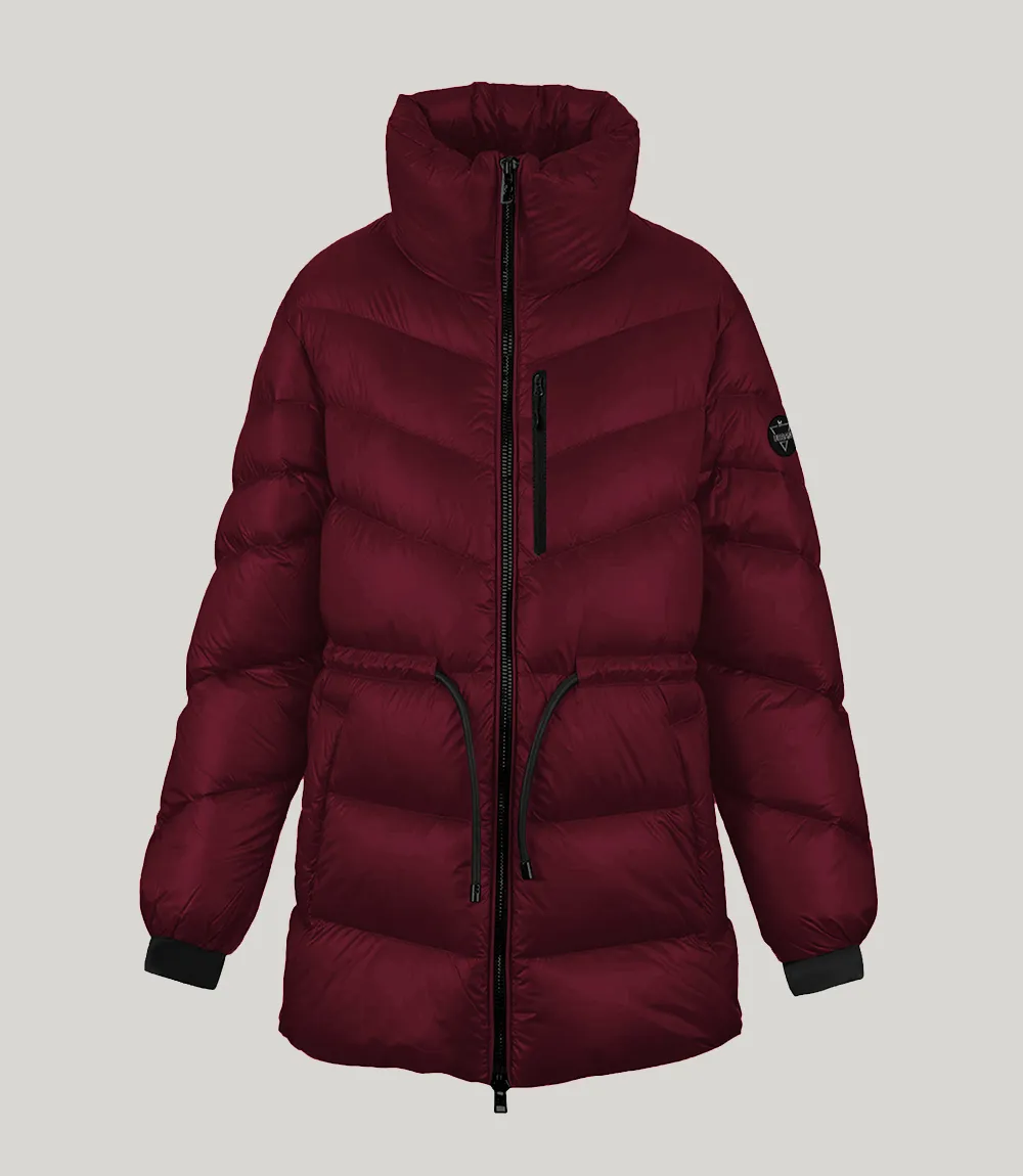 Dalia Recycled Duck Down Hooded Puffer Jacket for Women Urban Buck