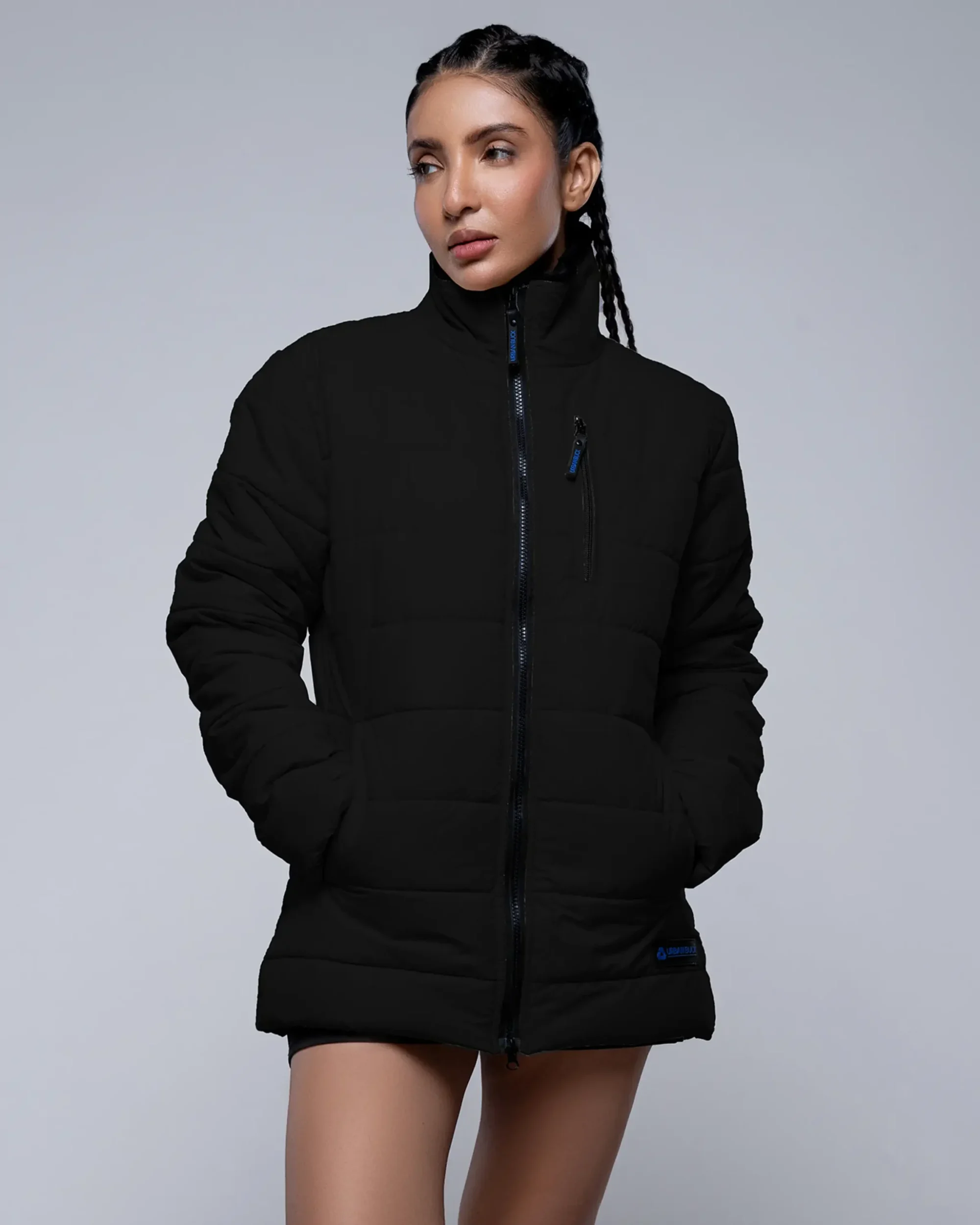 Azaria Puffer Jacket-black