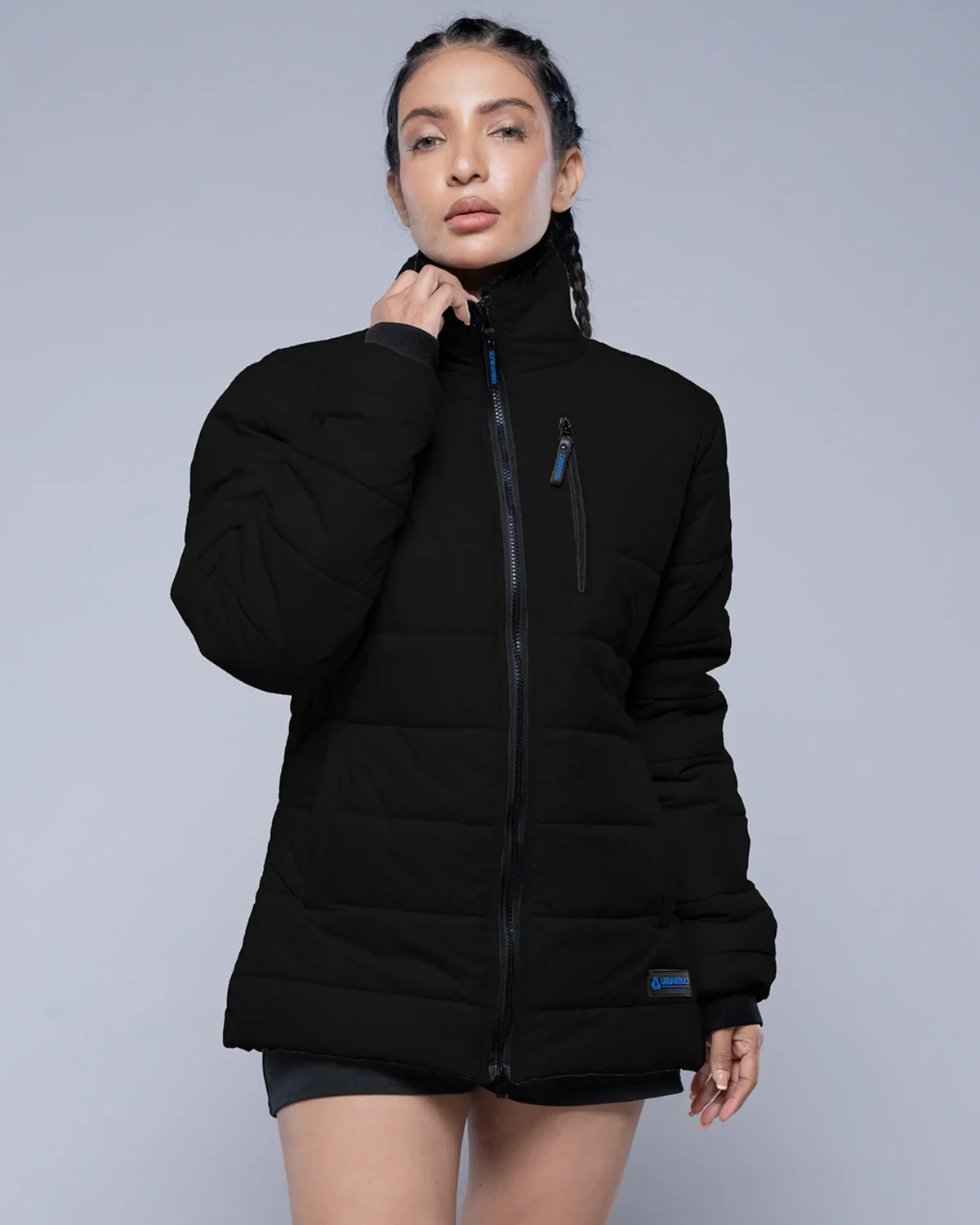 Azaria Puffer Jacket-black