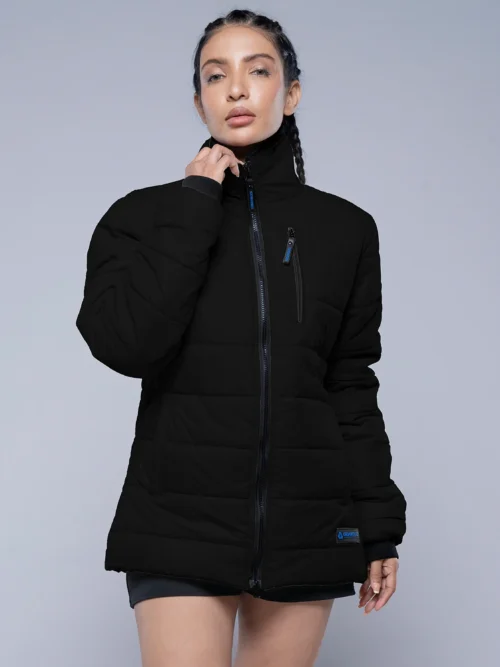 Azaria Puffer Jacket-black