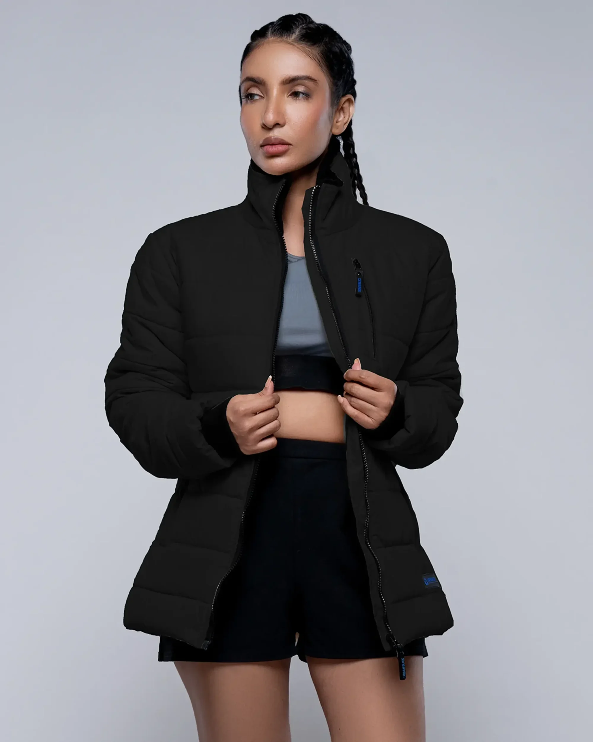 Azaria Puffer Jacket-black