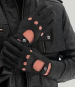 leather driving gloves