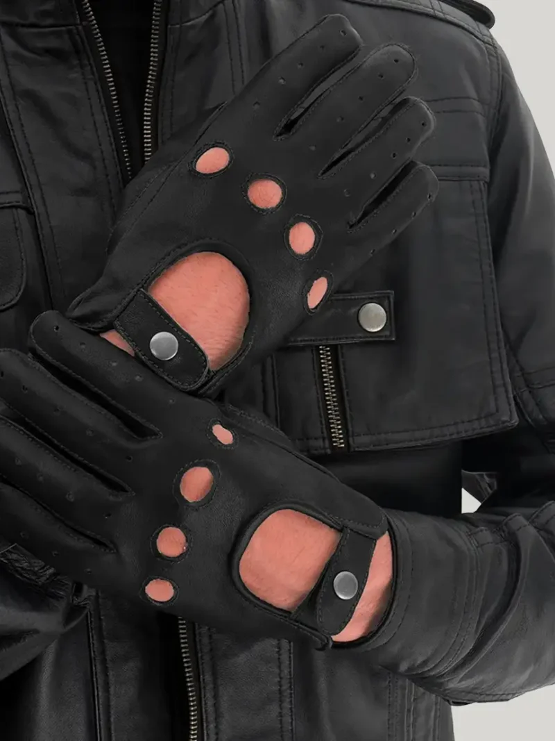 leather driving gloves