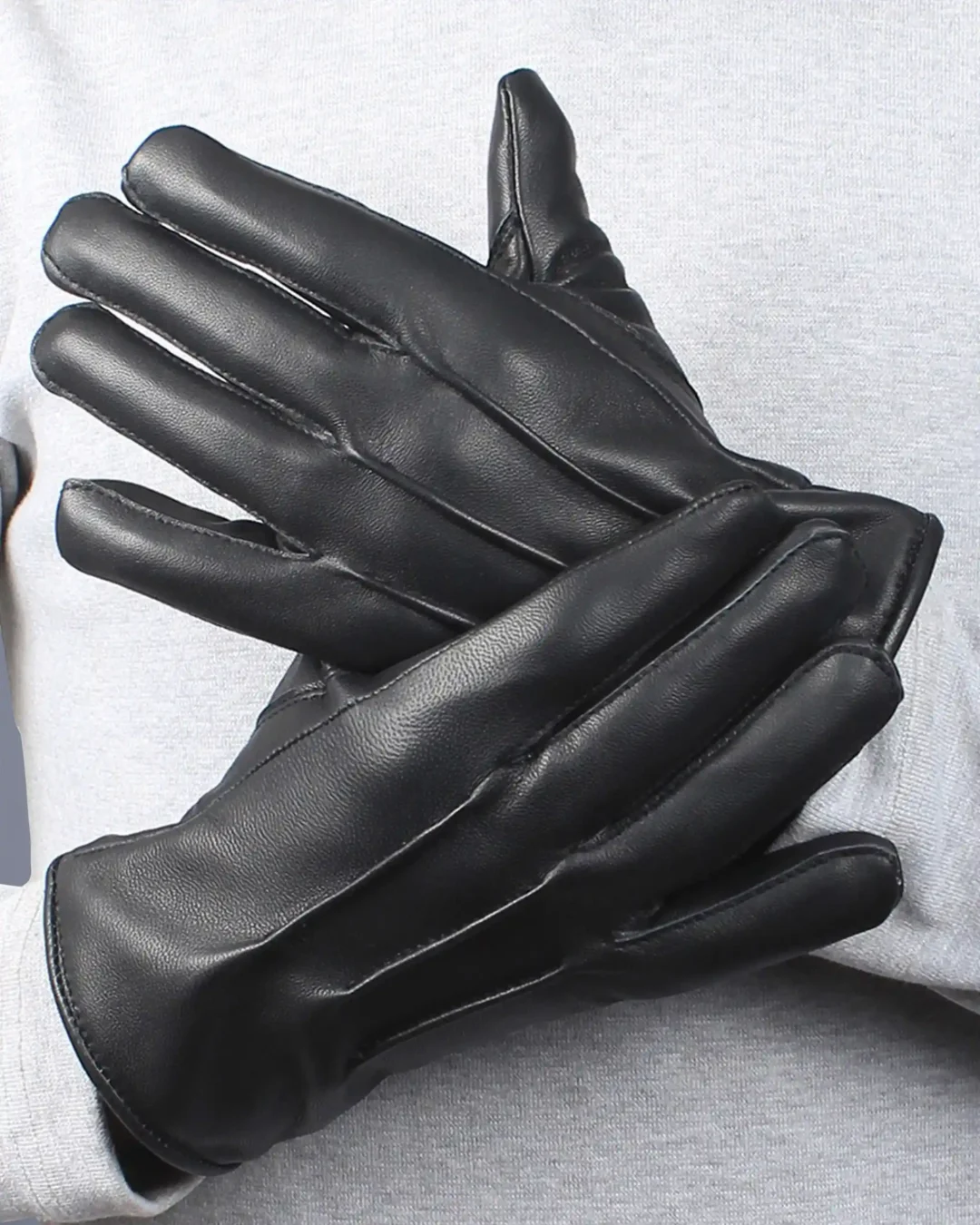 Grande classic lined leather gloves for men