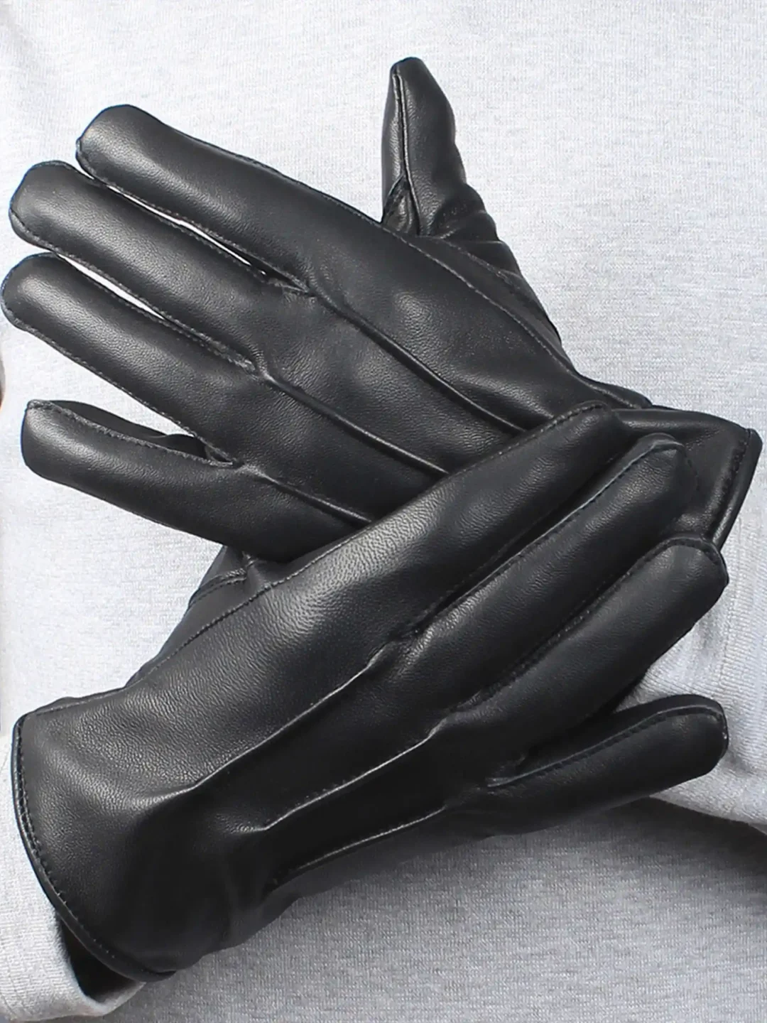 Grande classic lined leather gloves for men