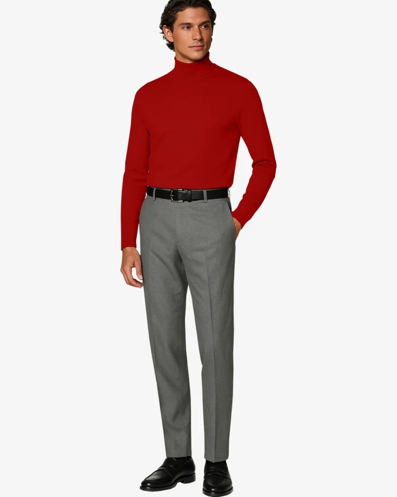 Kyle Long Sleeves Ribbed Turtleneck