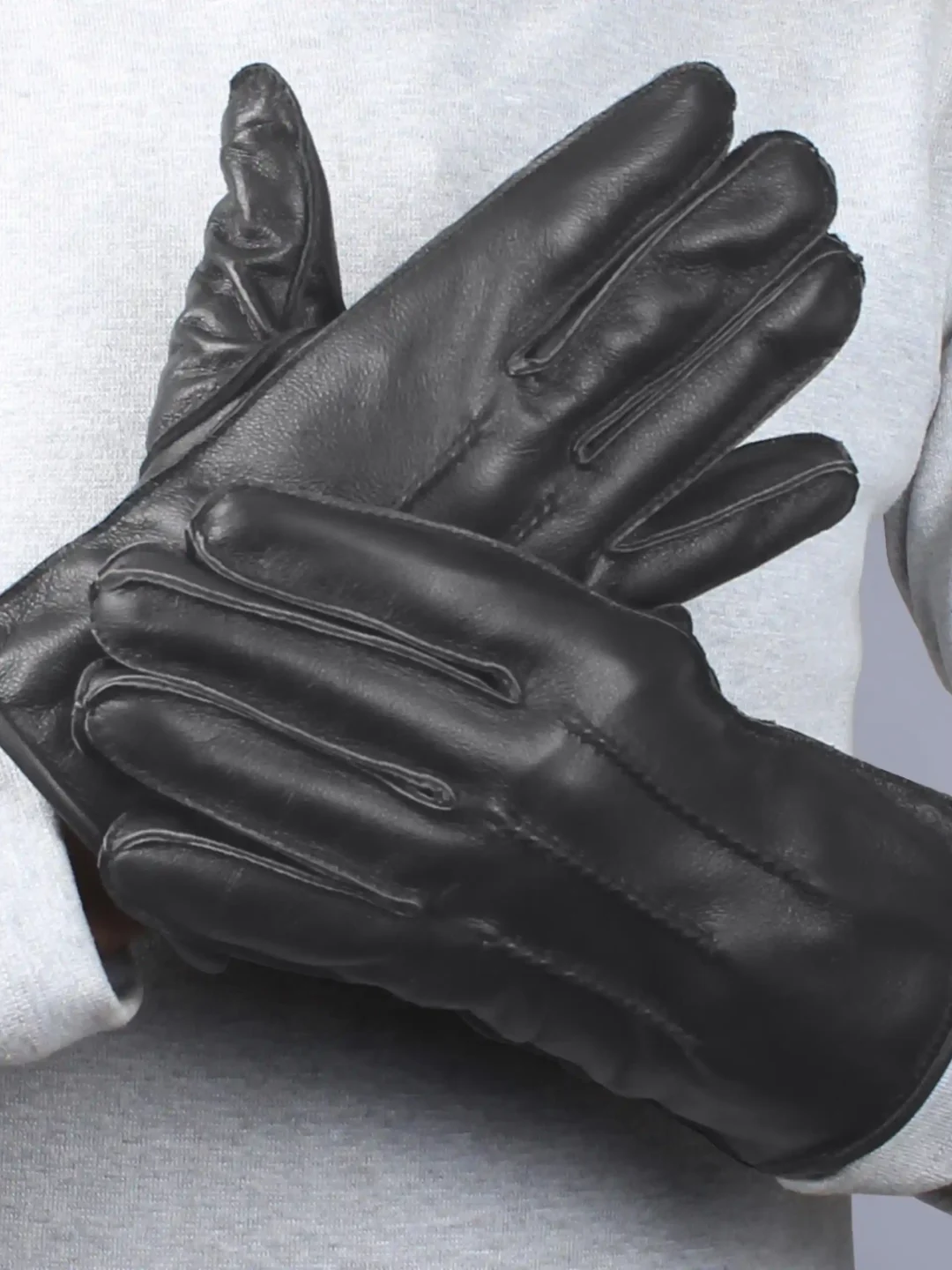 Gordon Cross Lining Leather Gloves For Men