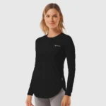 Delcy Long Sleeve Sun Protection Shirt-black (3)