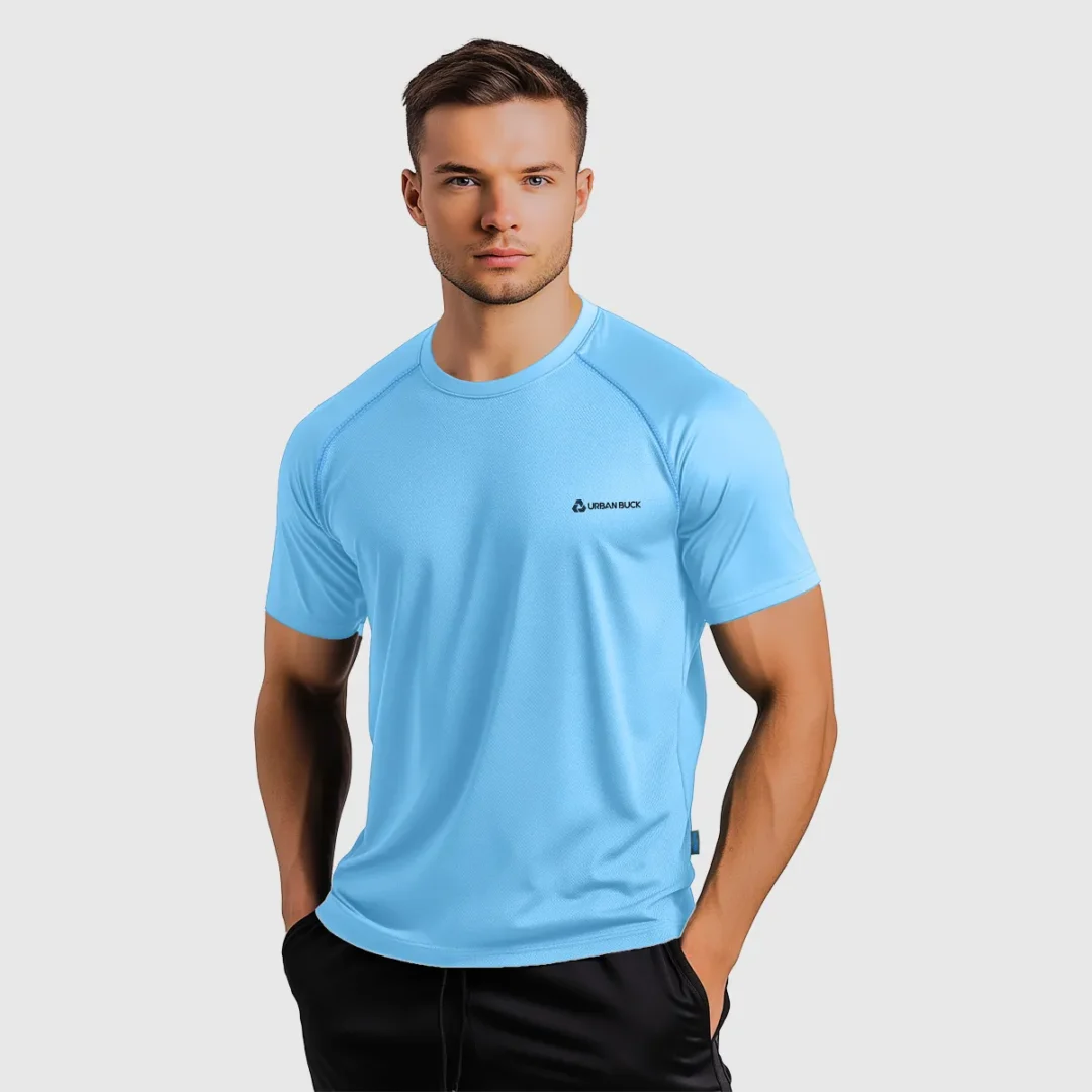 Avyukt Raglan Short Sleeve Sun Shirt For Men