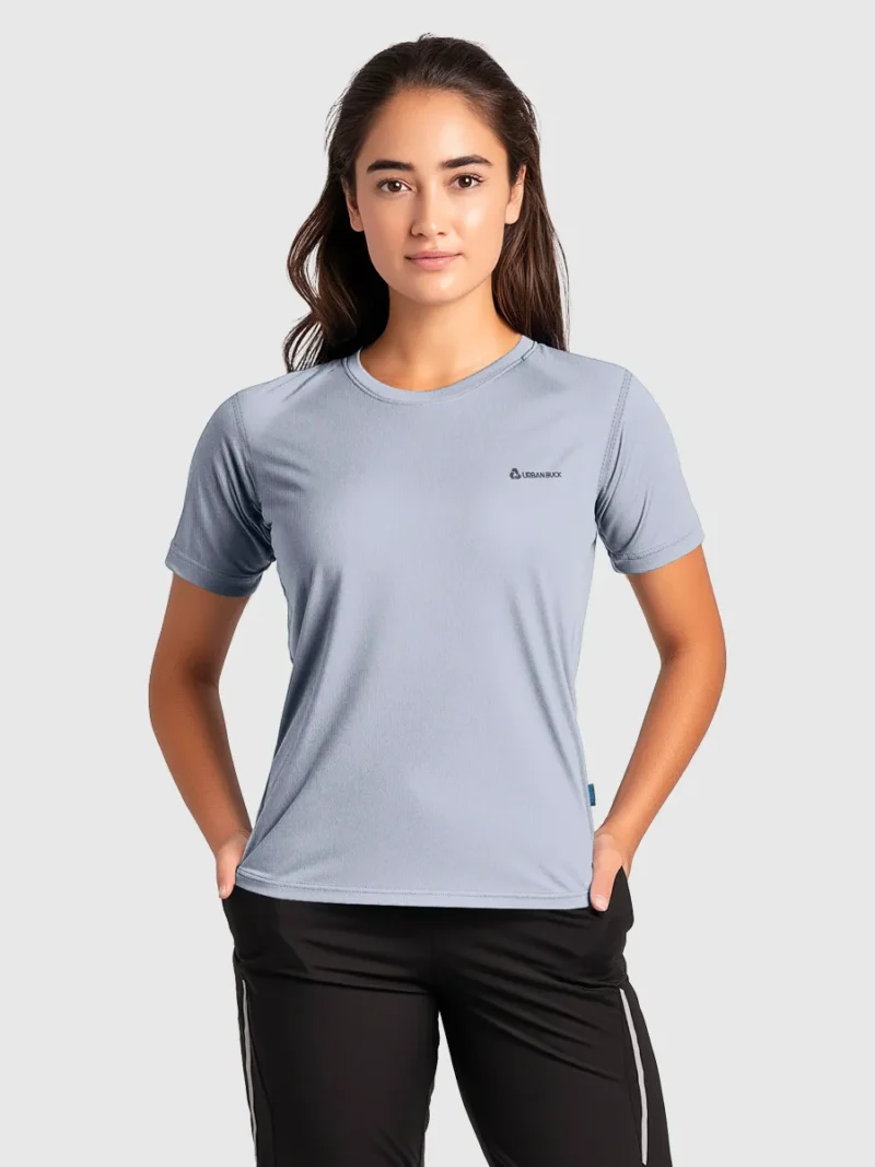 Helene Short Sleeves Sun Protection Shirt-Light grey (2)