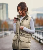 Kellie Padded Puffer Vest for Women