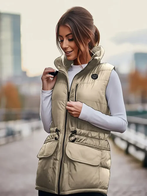 Kellie Padded Puffer Vest for Women