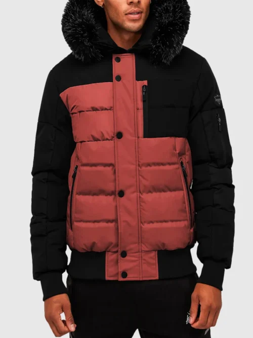 Walter Duck Down Jacket-Rust