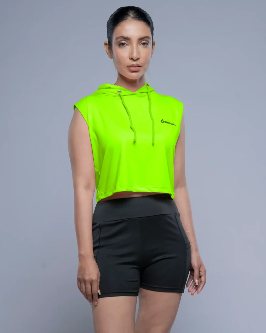 Melina Crop Tank Sun Protection Sleeveless Hoodie