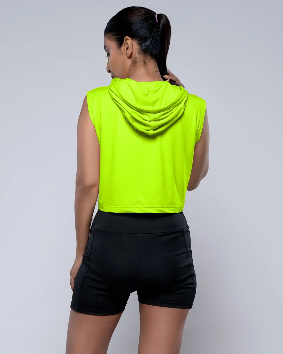 Melina Crop Tank Sun Protection Sleeveless Hoodie