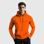 Farson Men Lightweight Hoodie-Neon Orange (1)