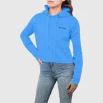 Lamey Cropped Hooded Pullover Sweatshirt-blue (4)