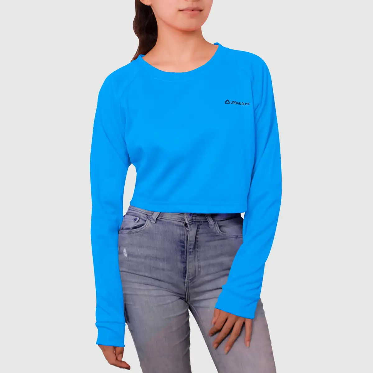 Liza Long Sleeve Crop Top for Women - UPF 50+ Sun Protection