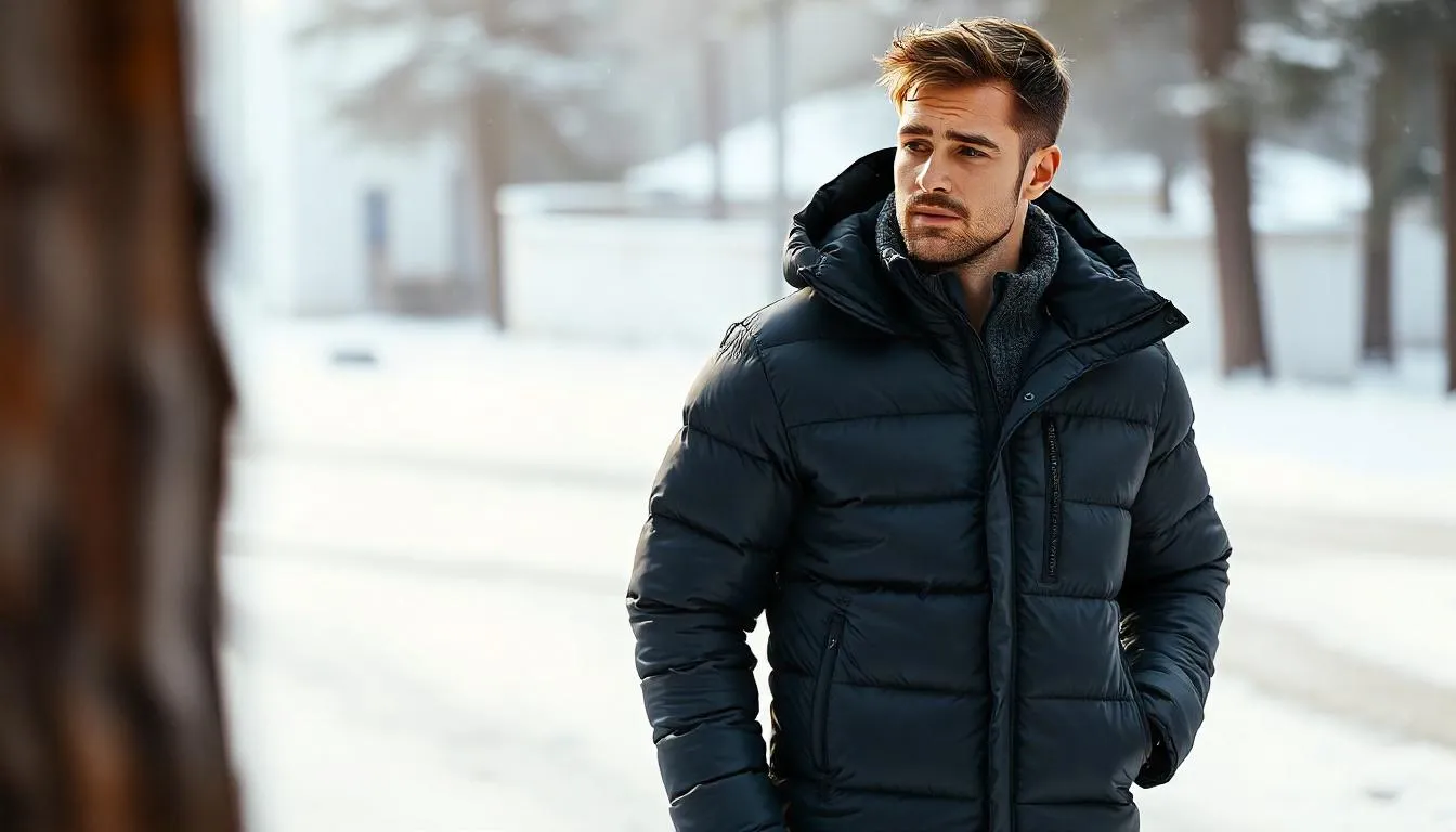 black puffer jackets