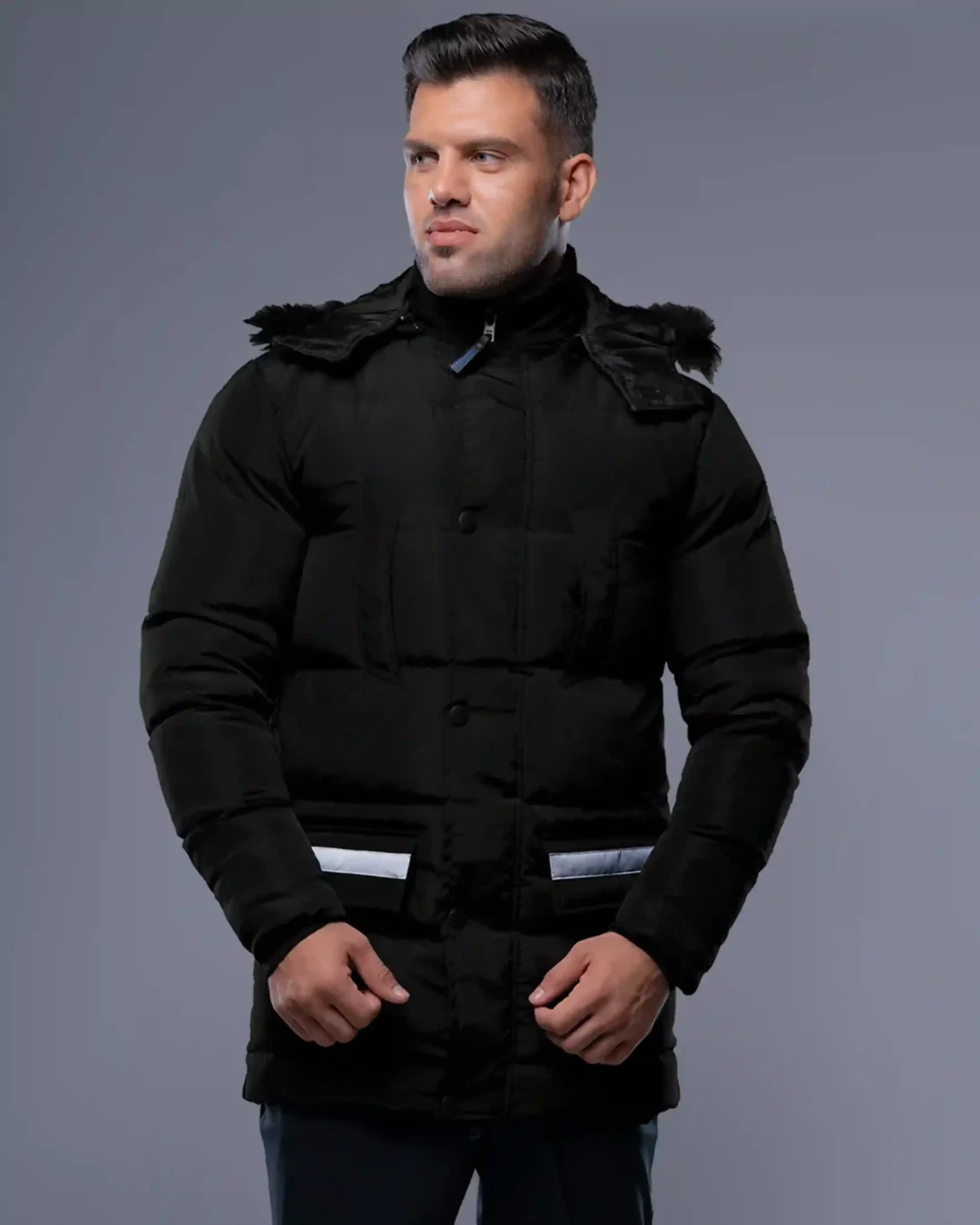 Melvin Parka Faux Fur Hooded Jacket