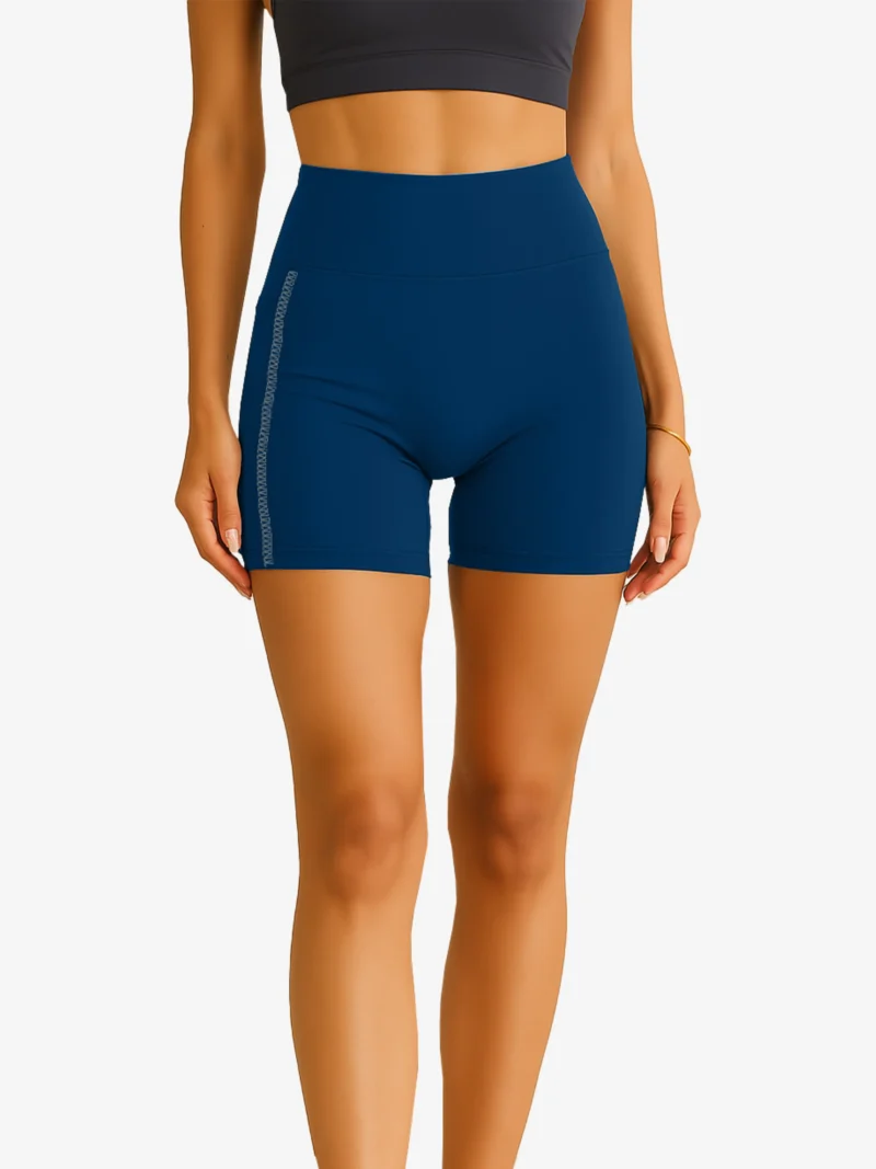 Florence High-Rise Gym & Yoga Shorts with Pocket