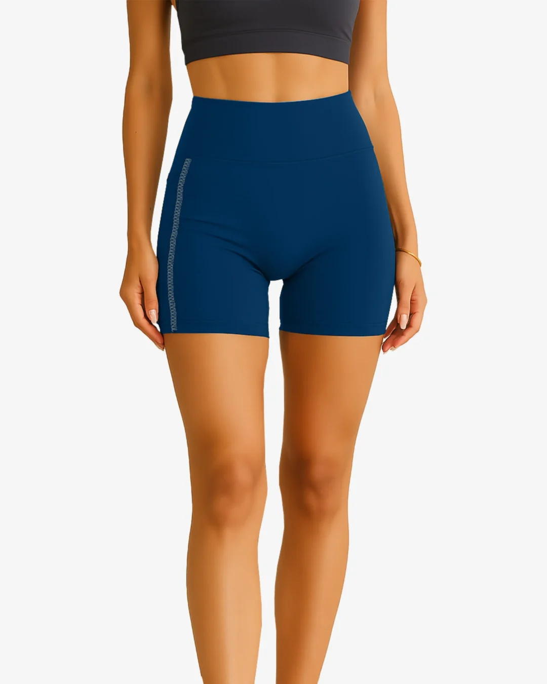 Florence High-Rise Gym & Yoga Shorts with Pocket