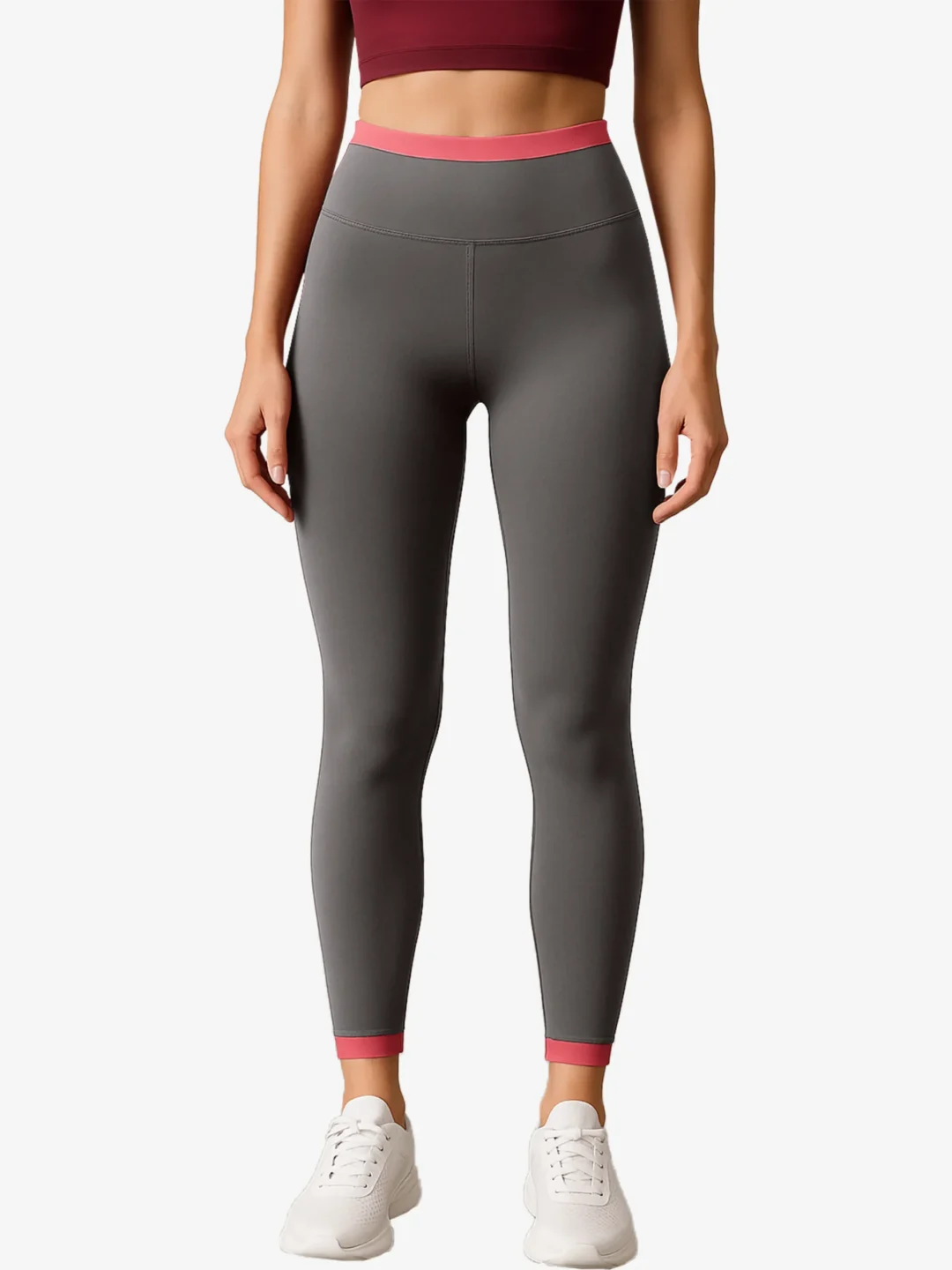 Zoola Stripe-Waist Performance leggings