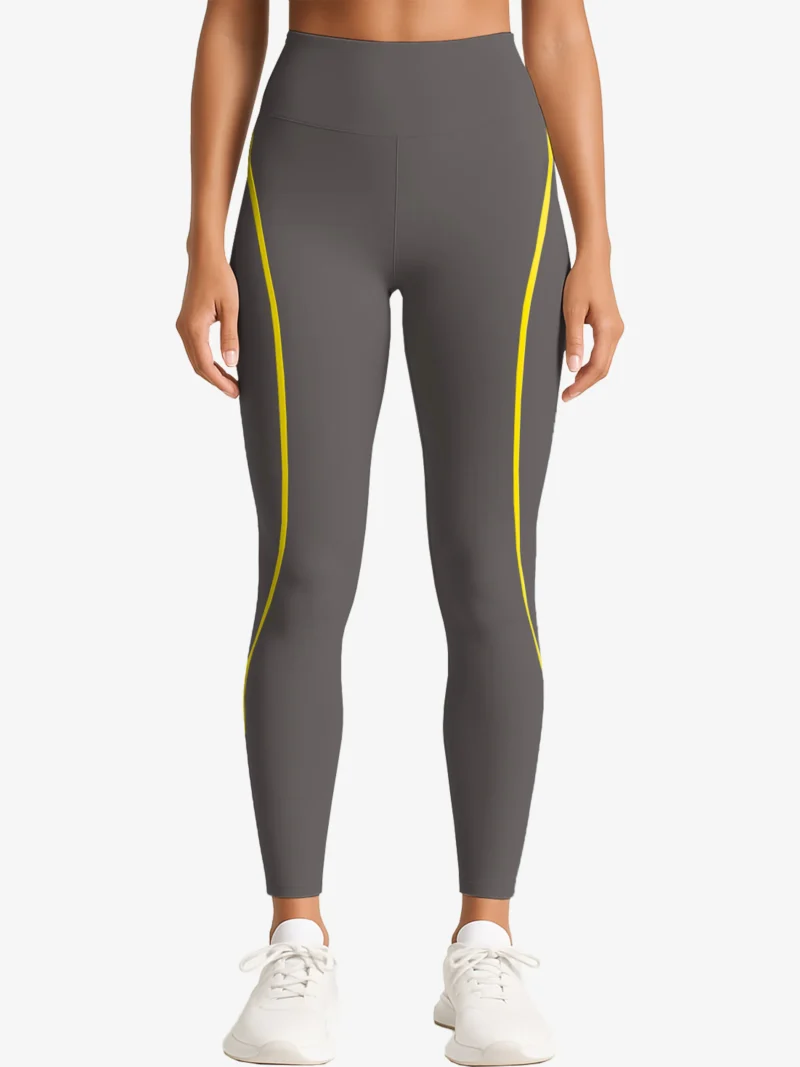 Zoom Contrast-Waist Performance Leggings