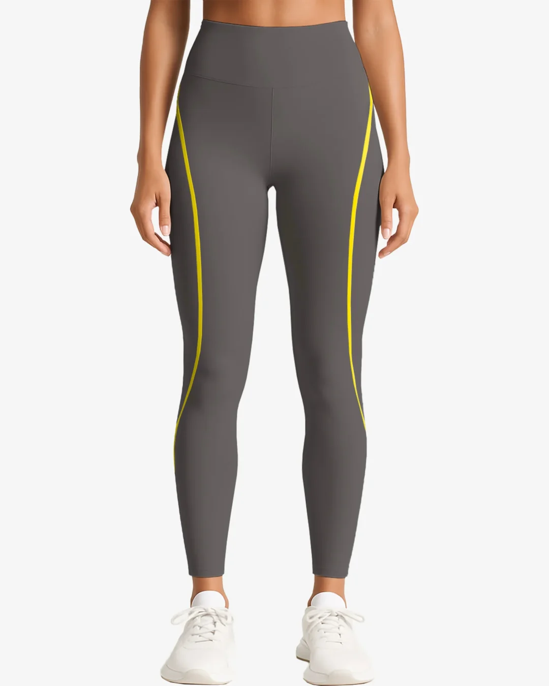 Zoom Contrast-Waist Performance Leggings