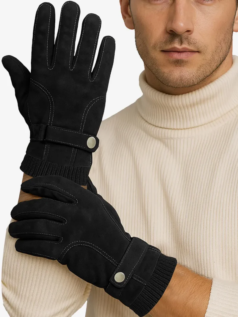 Allen Men's Leather Winter Gloves