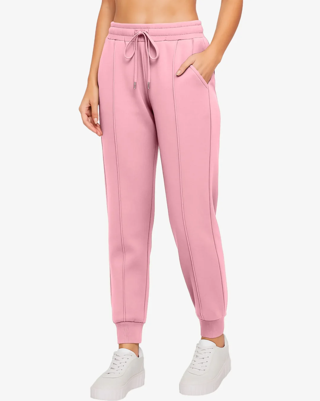 Curves High-Waist Stretch Training Trousers for Women