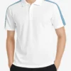 White and Sky Blue Strip