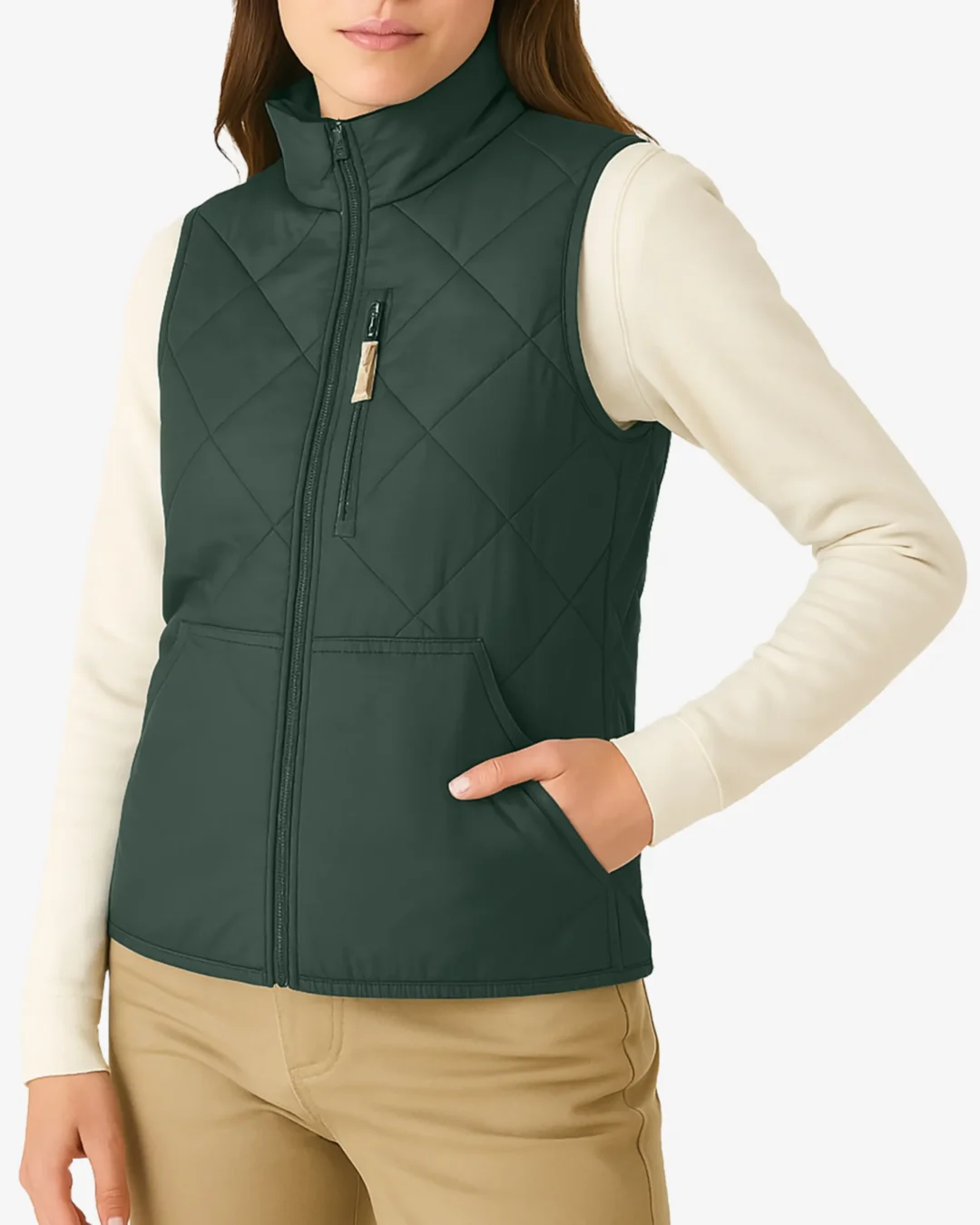 Snova Classic Quilted Winter Puffer Vest