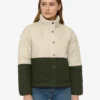 Army green and Cream