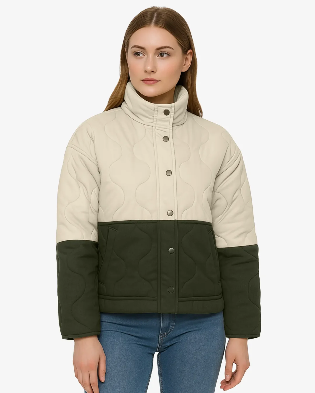 Chic Wave Women’s pattern puffer Jacket