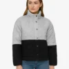 black and light gray