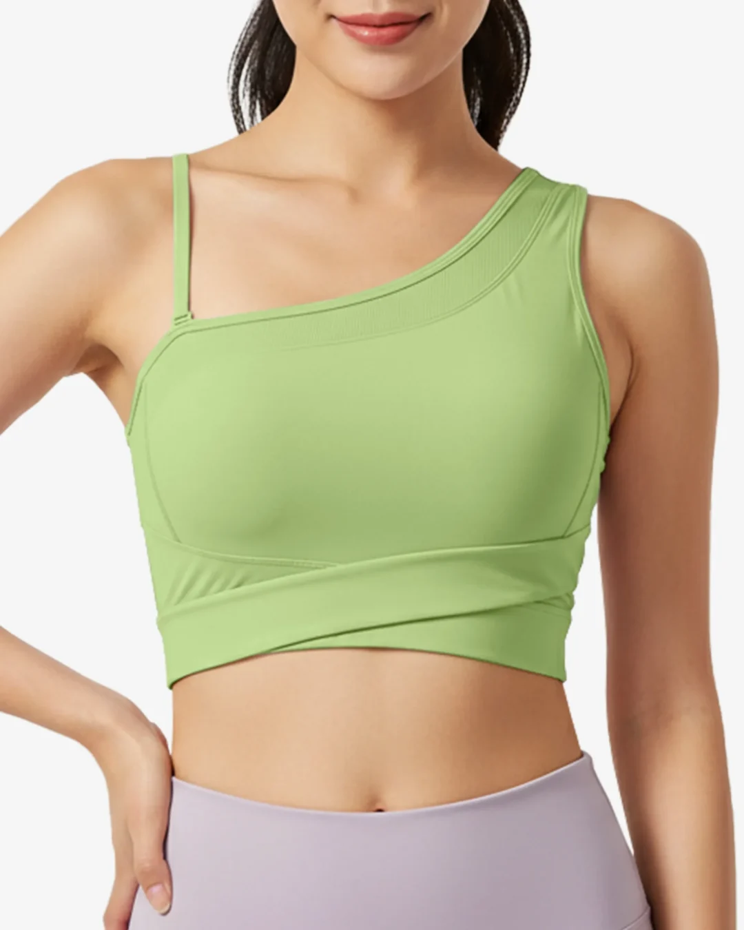 Noyrra One Shoulder Yoga Sports Bra