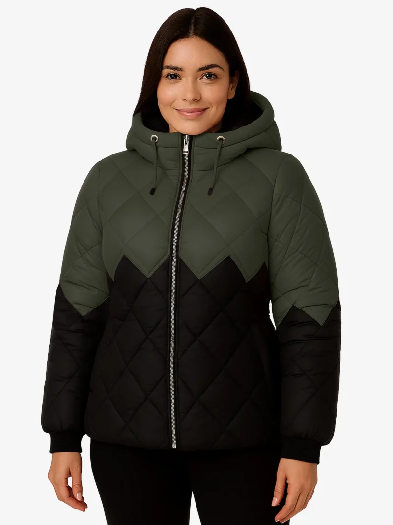 Shadow Blaze Women’s Hooded Winter Puffer Jacket
