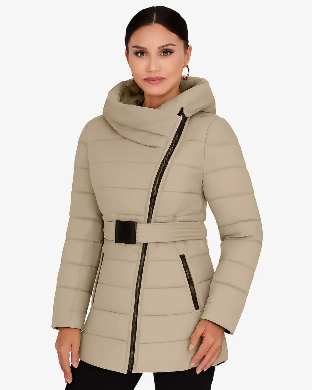 Vanilla Vibe Women’s Long Puffer Jacket