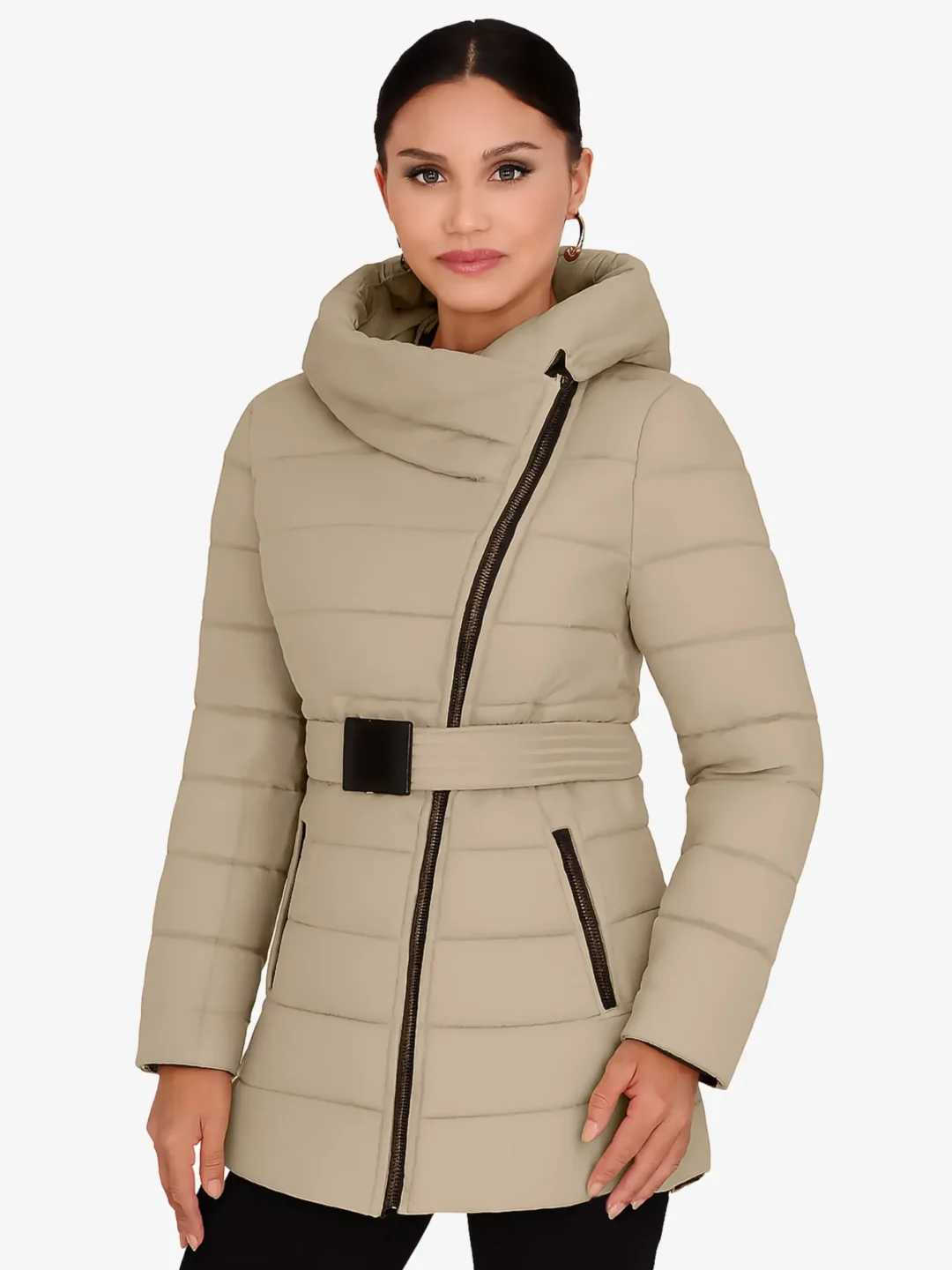 Vanilla Vibe Women’s Long Puffer Jacket