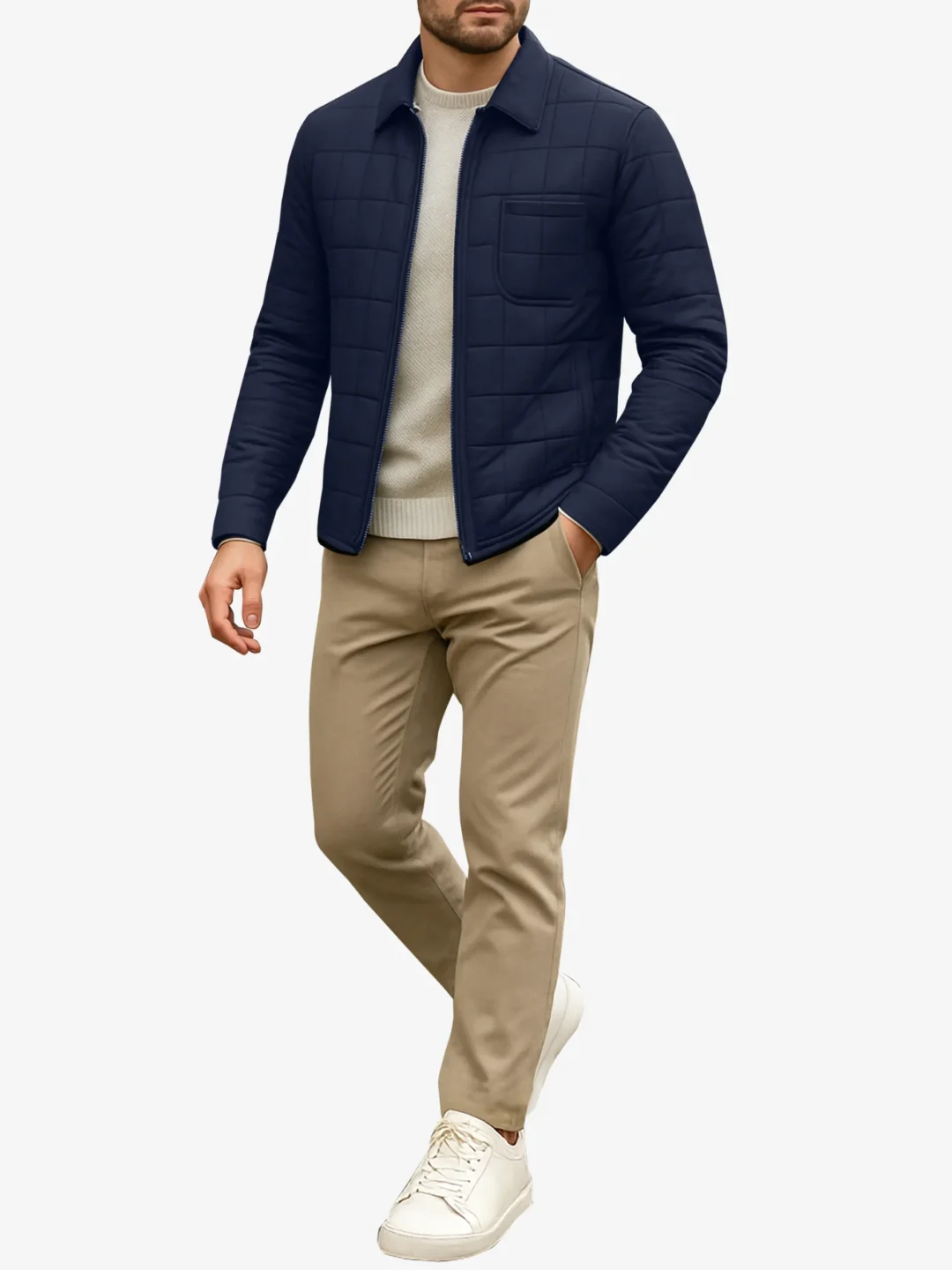 Sheller Men’s Quilted Puffer Jacket