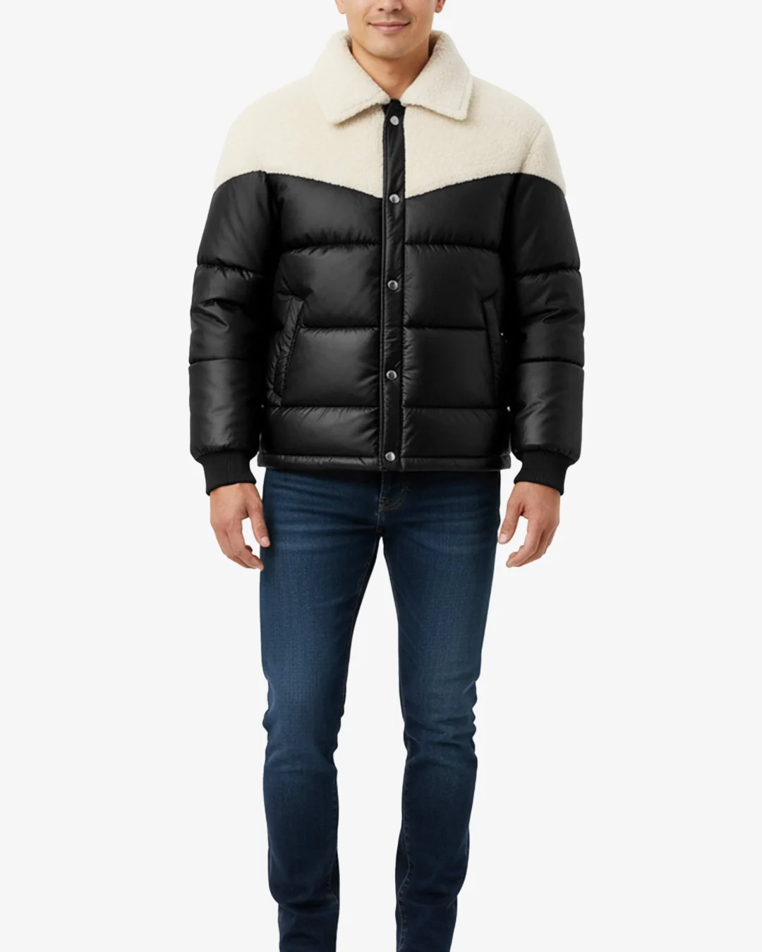 Northcode Men's Sherpa Puffer Jacket