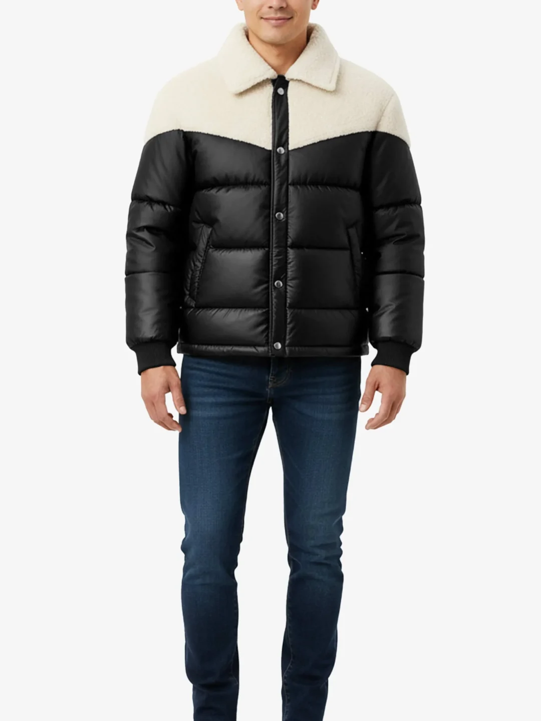 Northcode Men's Sherpa Puffer Jacket