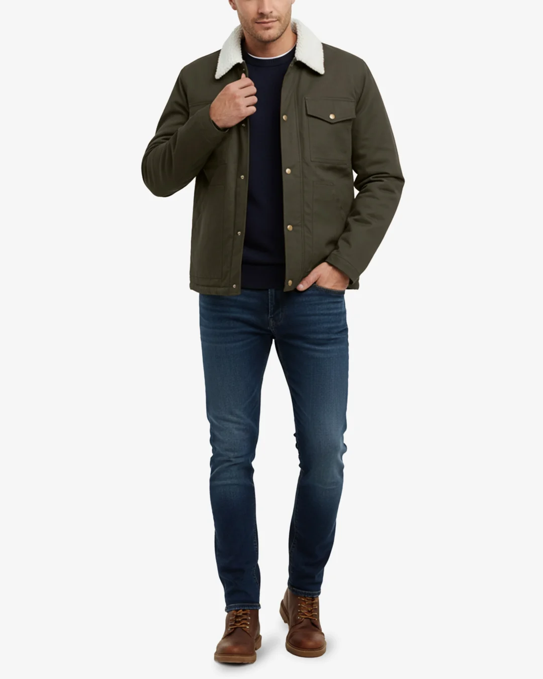 Stealth Men's Concealed Carry Sherpa Jacket