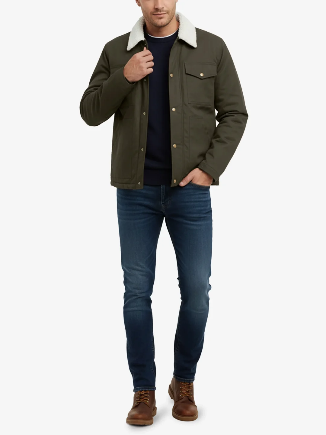 Stealth Men's Concealed Carry Sherpa Jacket