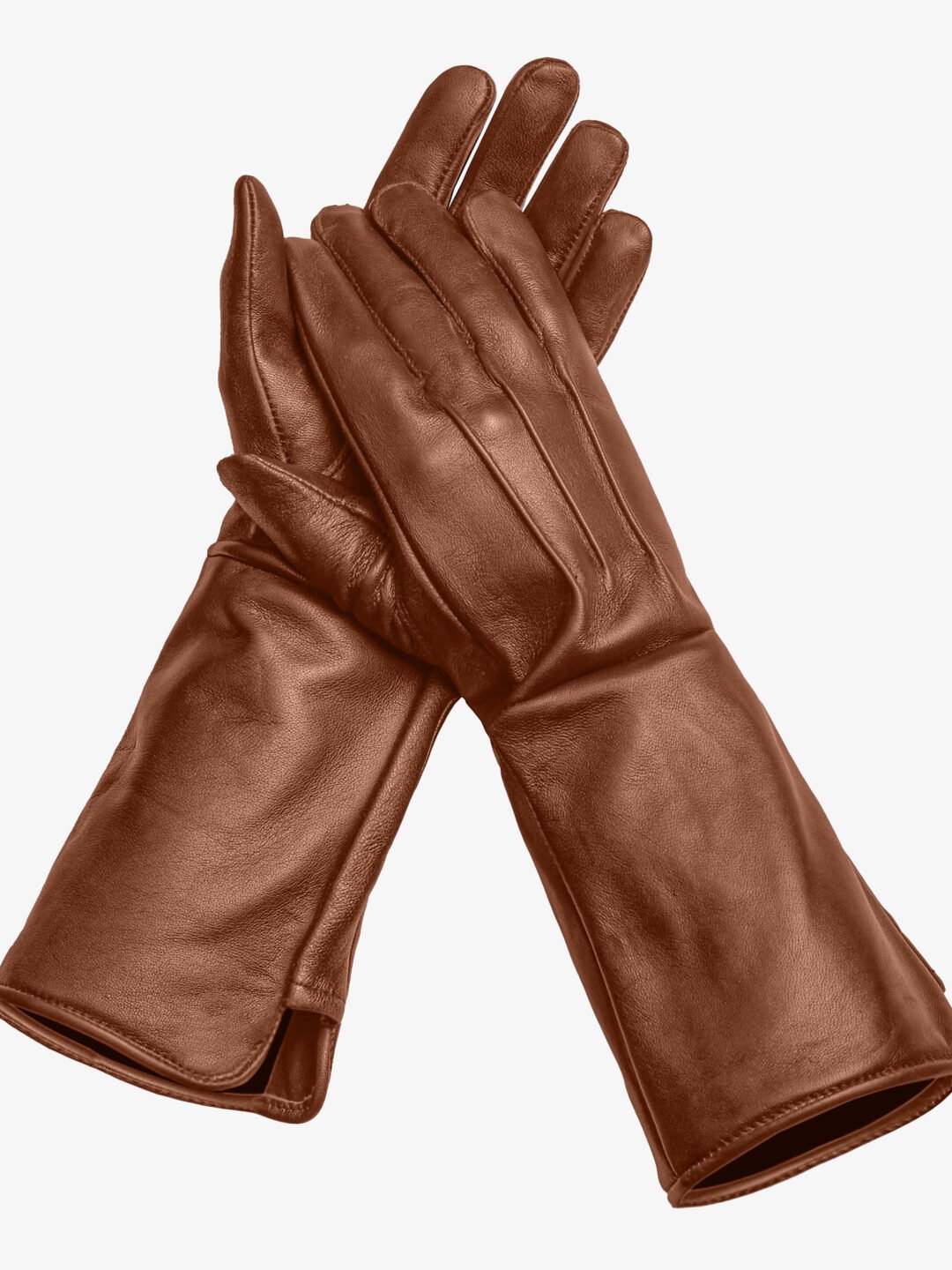 Men’s Medieval Steampunk Leather Gauntlet Gloves
