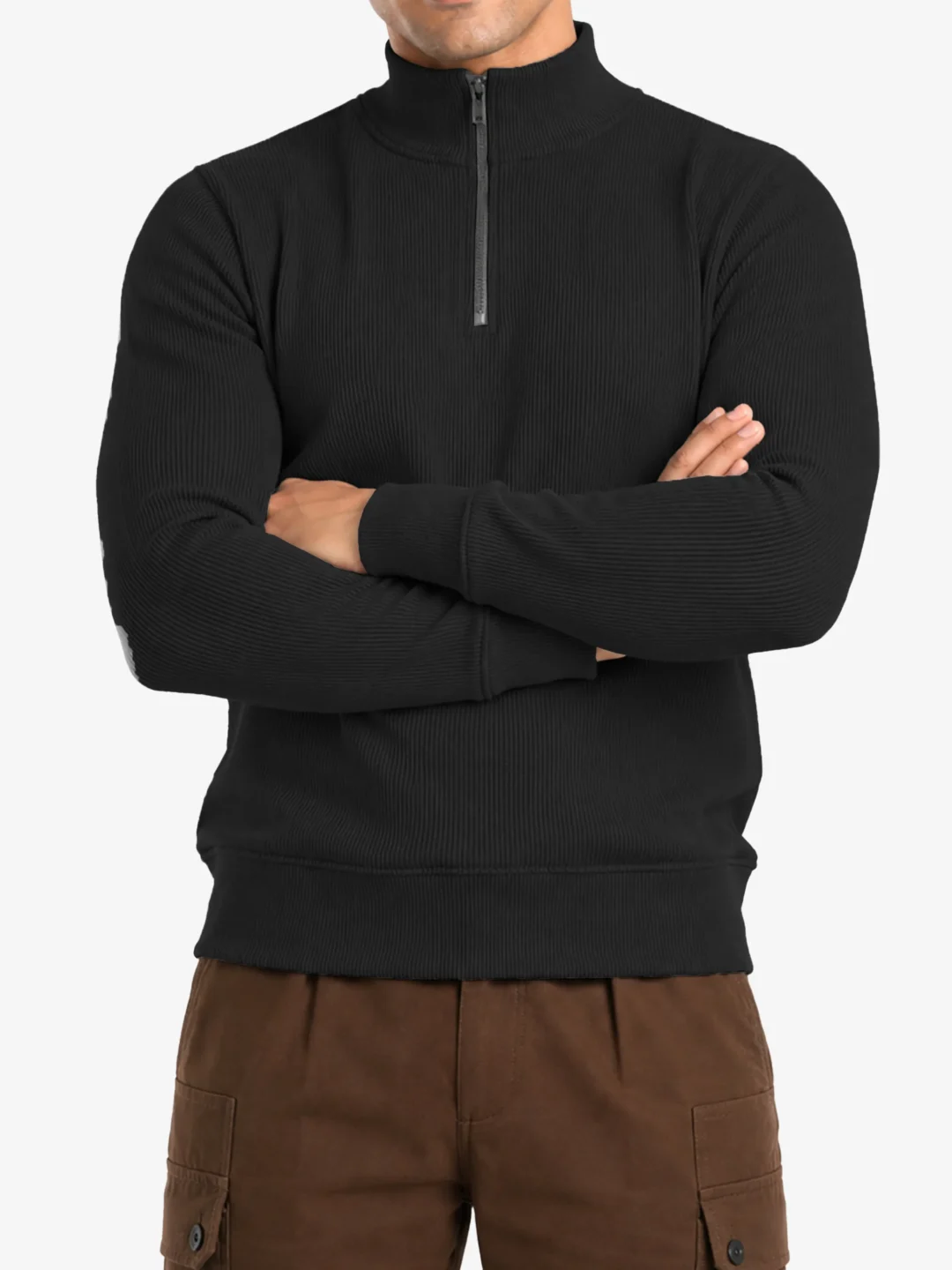Jasper Men's Quarter Zip Pullover Sweater Regular Fit Casual Wear