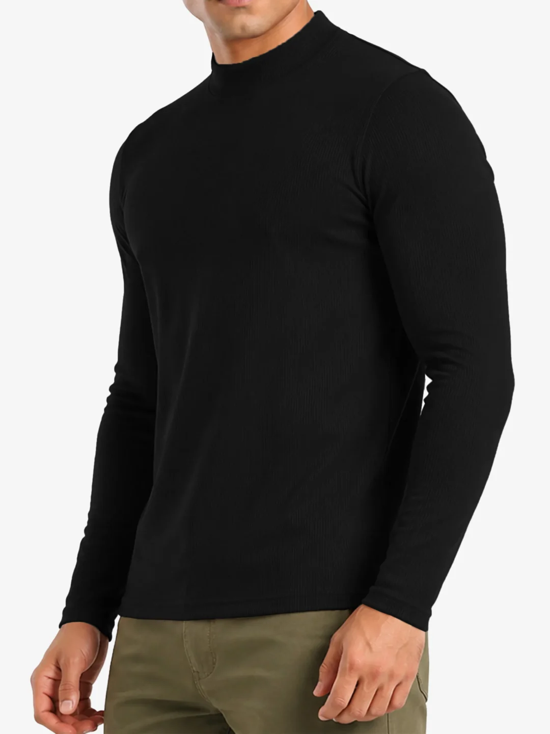 Jack Slim Fit Ribbed mock neck  Sweater